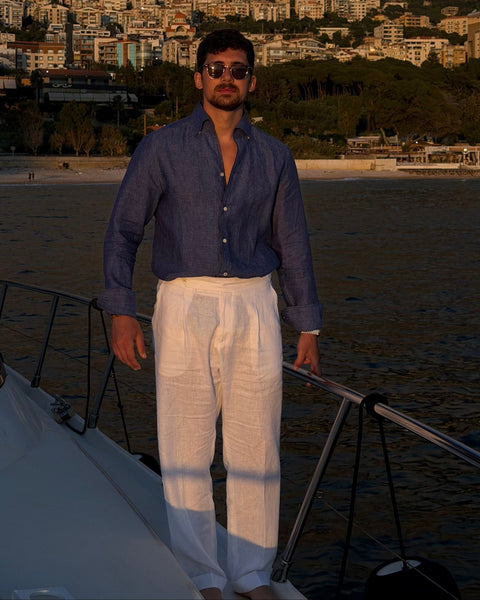 Saxon Italian Linen Shirt