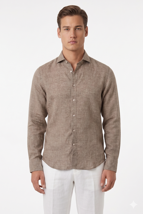 Saxon Italian Linen Shirt