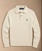 RL Cable-Knit Polo-Collar 01