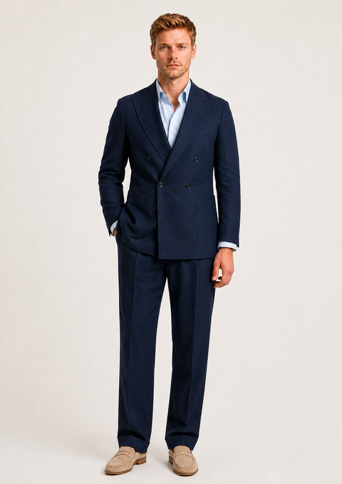 Saxon Carlo Barbera Double breasted Suit