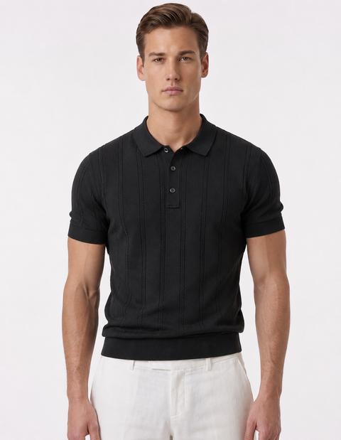 Vaganza Cable Polo Shirt