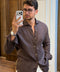 Saxon Italian Linen Shirt