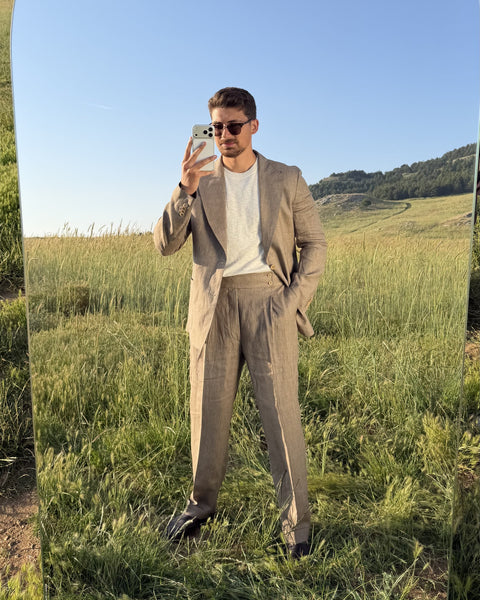 Saxon Linen Suit