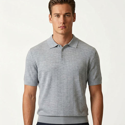 Saxon Polo Shirt Wool