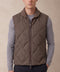 Saxon Herringbone Wool Vest