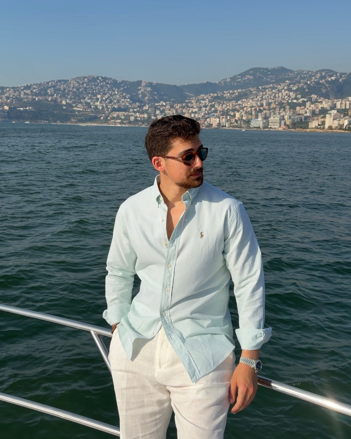 RL Strip Oxford shirt