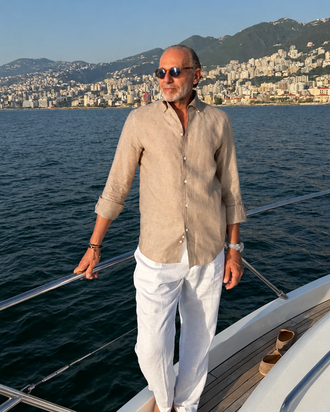 Saxon Italian Linen Shirt