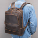 Brown Leather Backpack