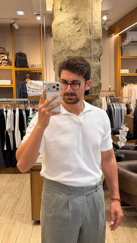 Vaganza Cable Polo Shirt