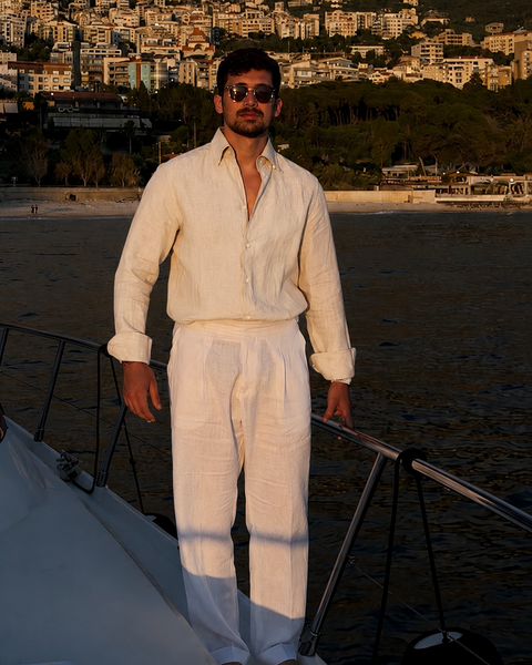 Saxon Italian Linen Shirt