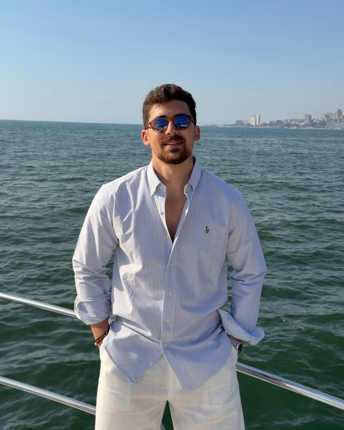 RL Strip Oxford shirt
