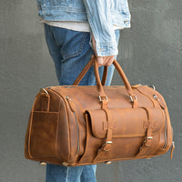 Retro Leather Travel Bag