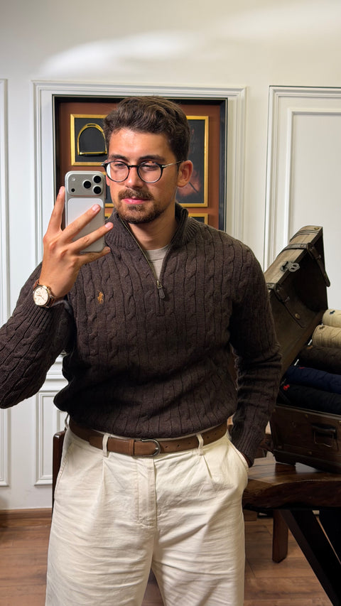 RL Wool Cable-Knit H.Z