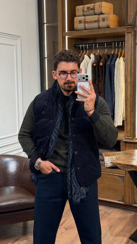 RL Quilted Corduroy Vest
