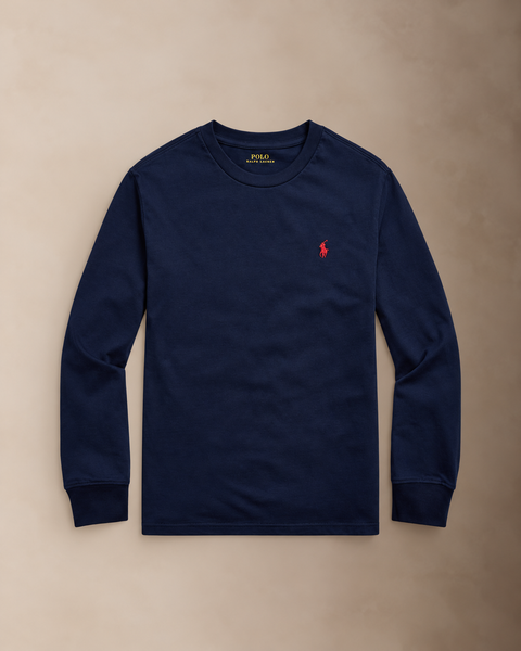 RL Cotton Long Sleeve Tee