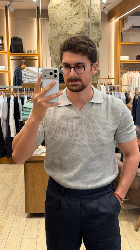 Vaganza Cable Polo Shirt