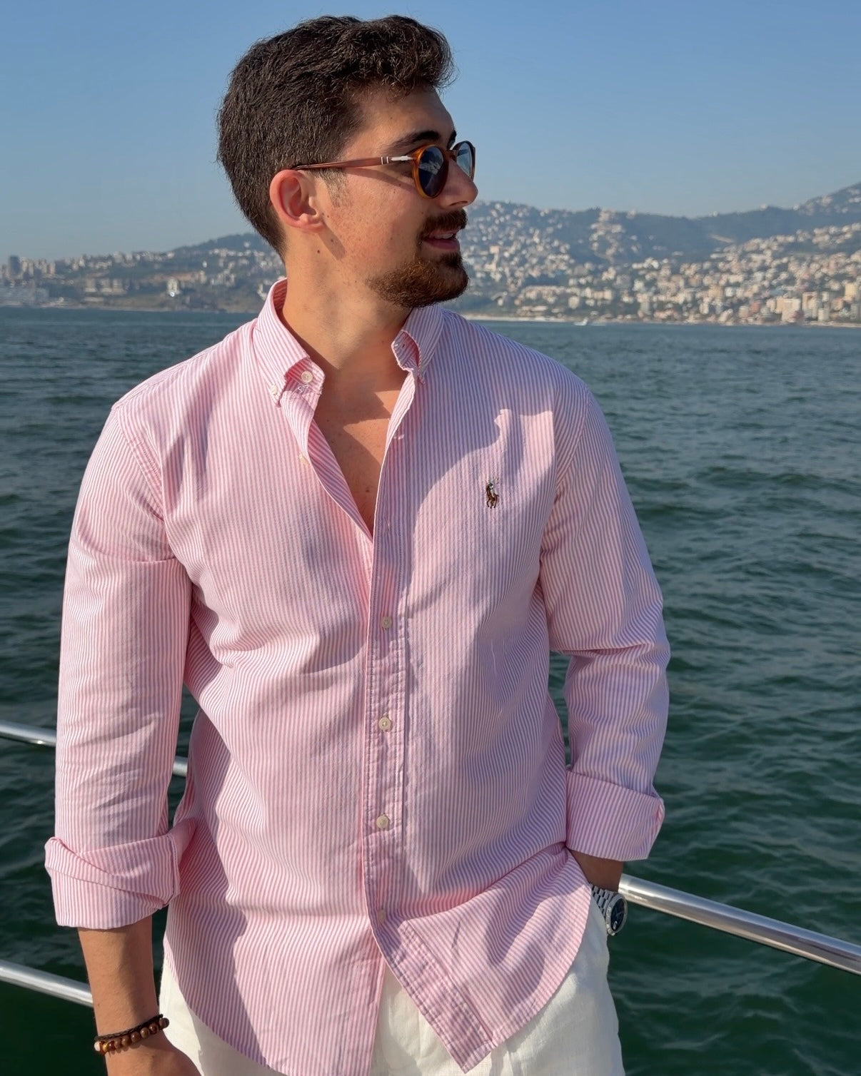 RL Strip Oxford shirt