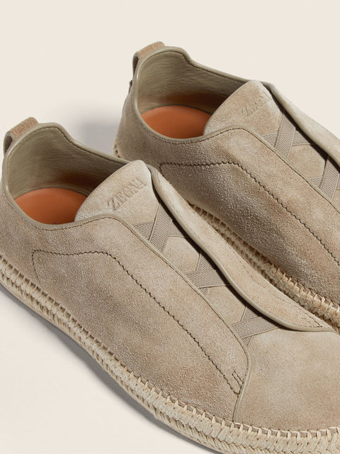 Zegna Canvas Slip-On