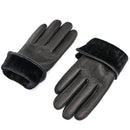 Black Leather Gloves