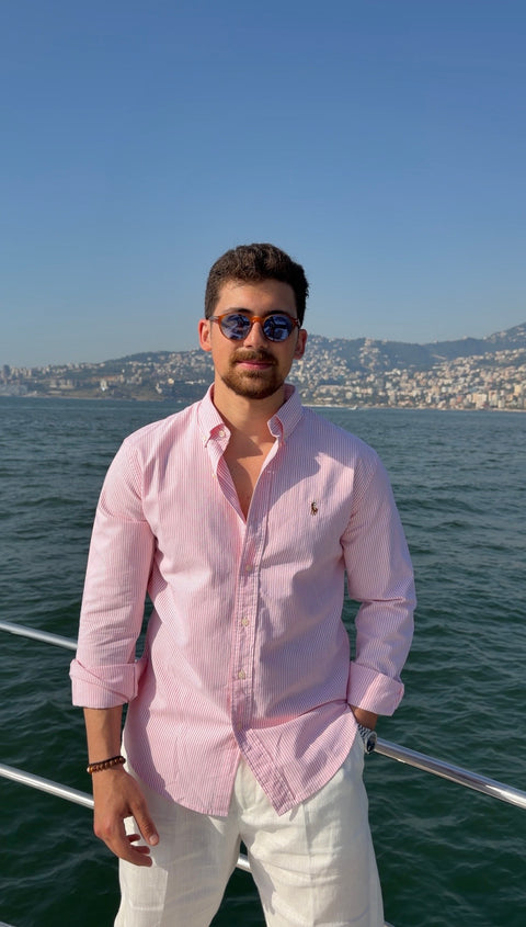 RL Strip Oxford shirt