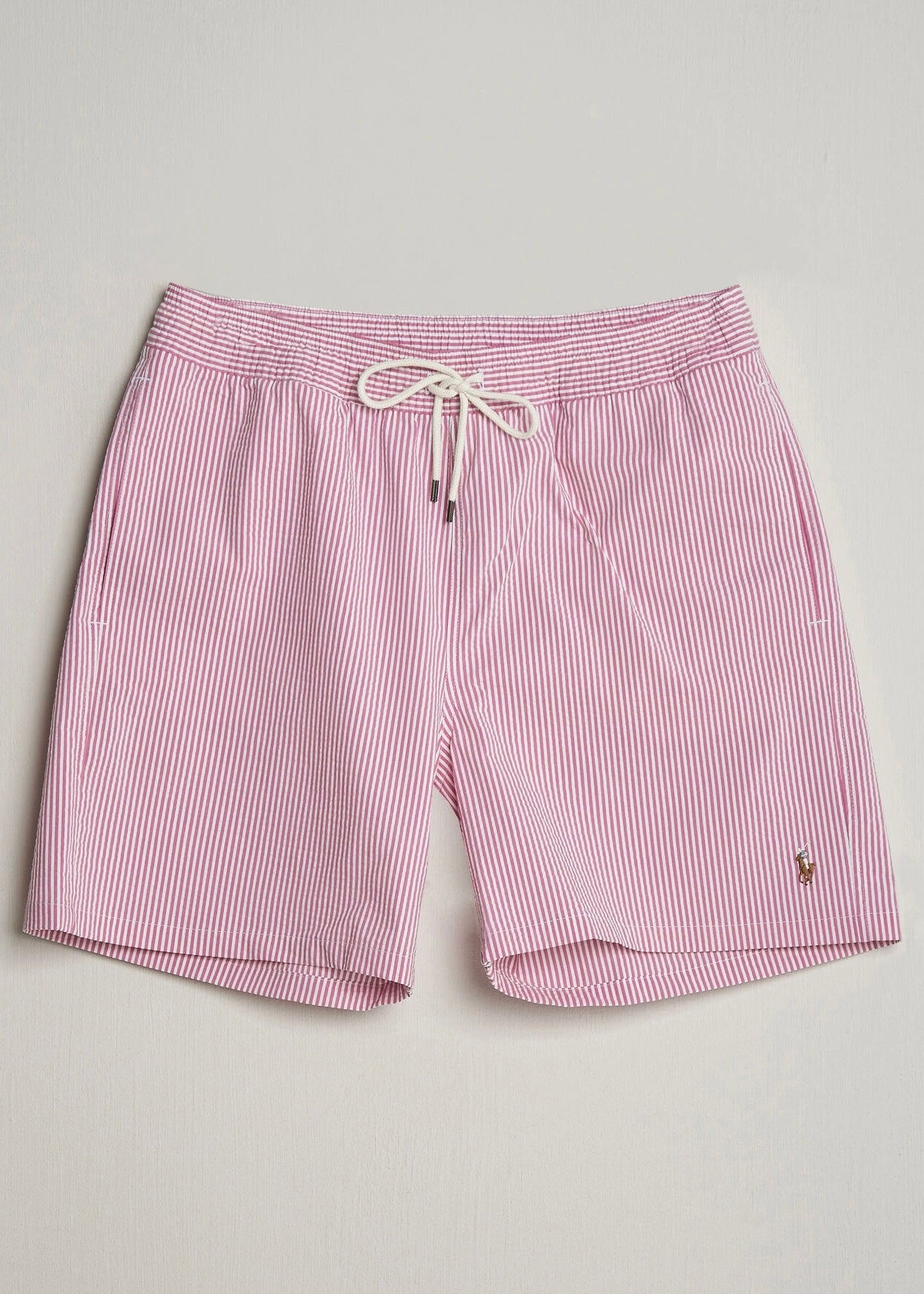 xs / Pink Striped/gold logo