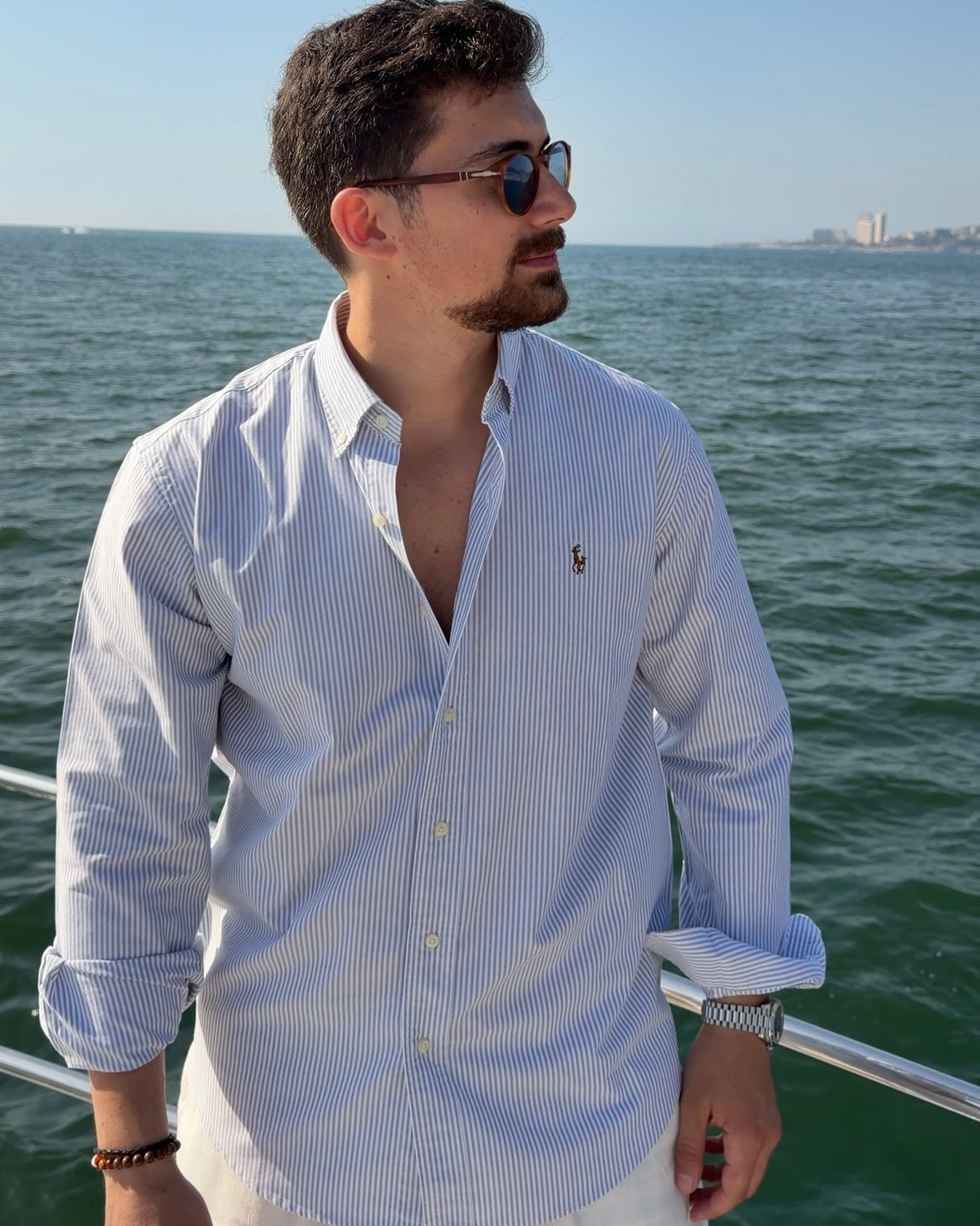 RL Strip Oxford shirt