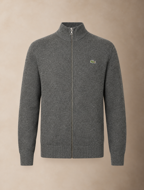 Lact Wool F.Z Sweater 01