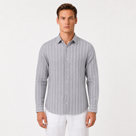 LP Strip Linen Shirt