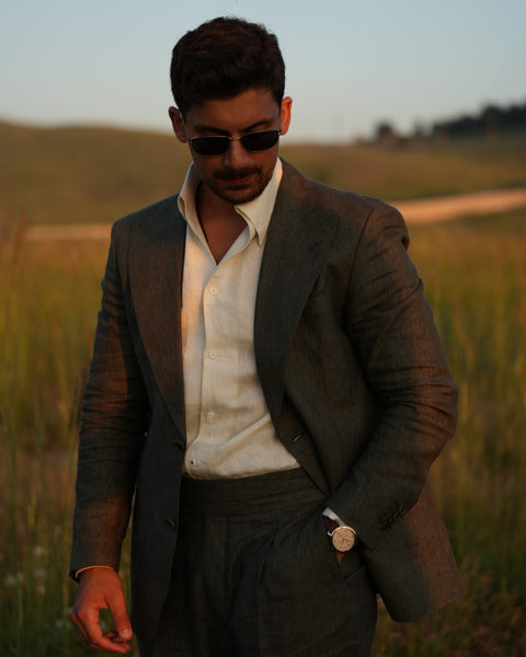 Saxon Linen Suit