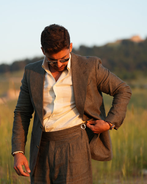 Saxon Linen Suit