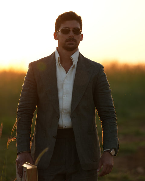 Saxon Linen Suit