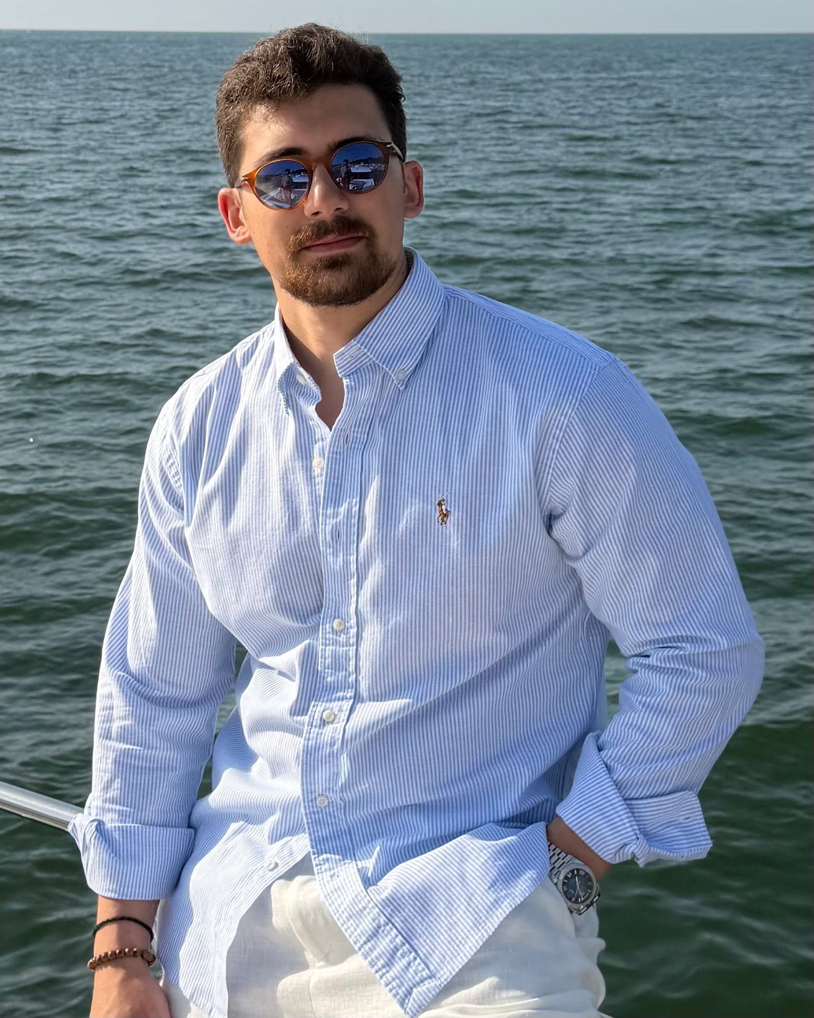 RL Strip Oxford shirt