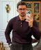 Saxon Cable-Knit Polo 01