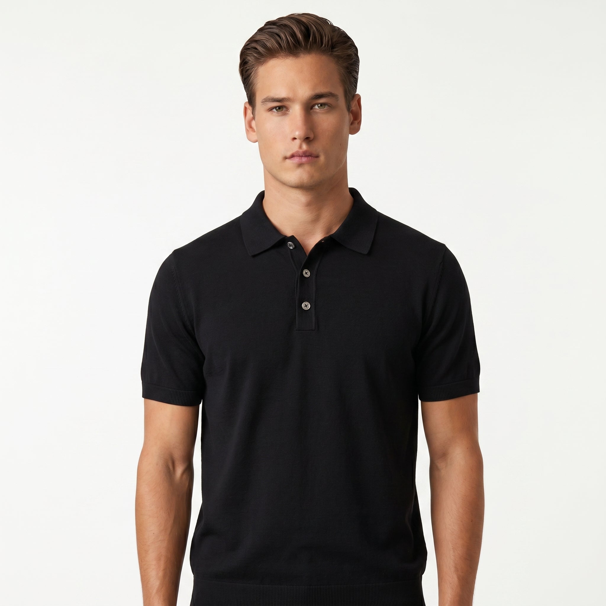 Saxon Polo Shirt Wool
