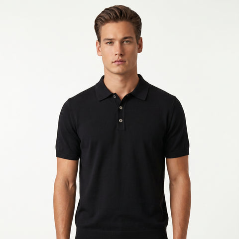 Saxon Polo Shirt Wool