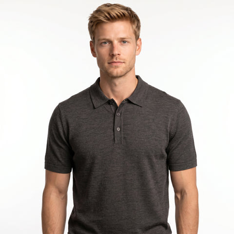 Saxon Polo Shirt Wool