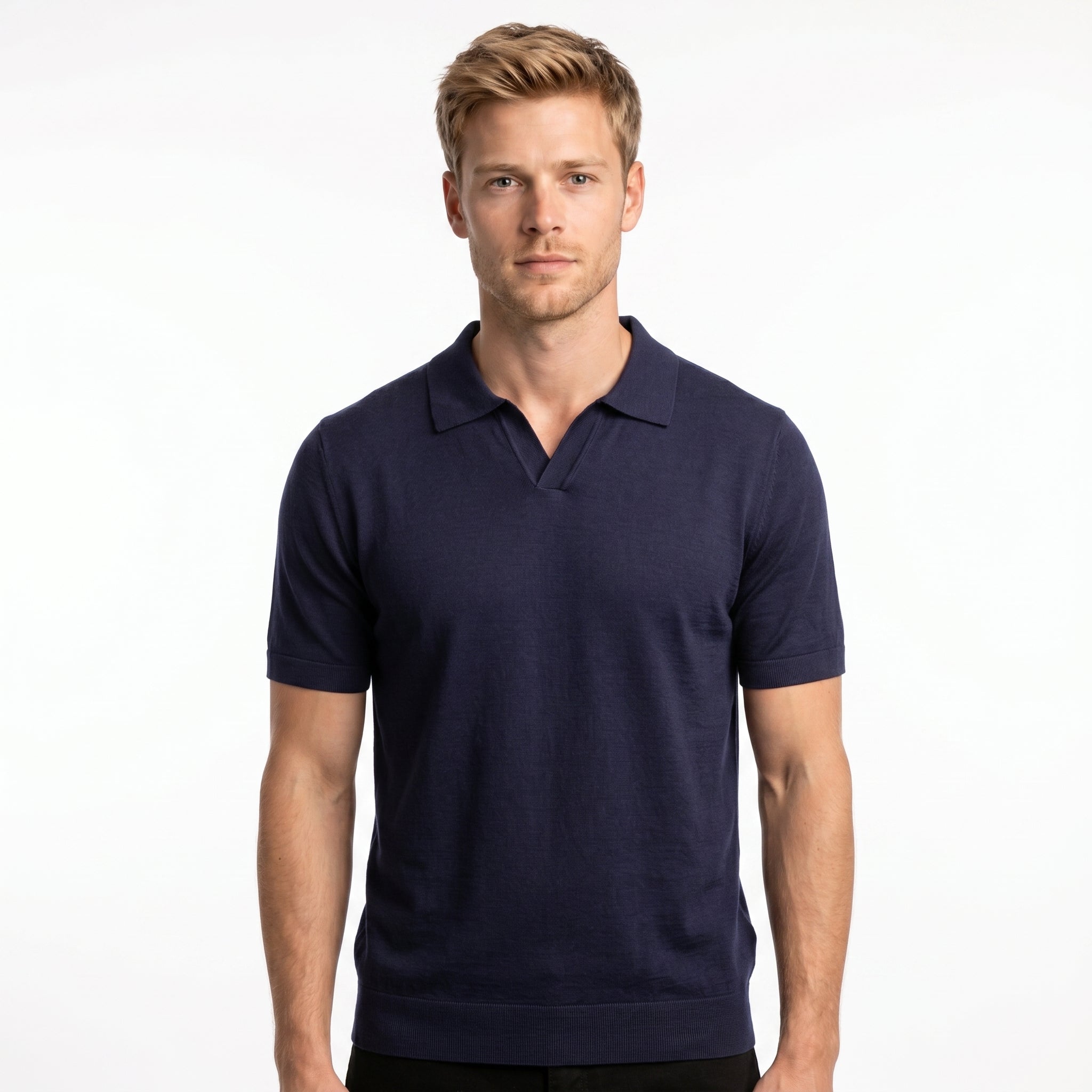 Saxon Polo Shirt Wool 003