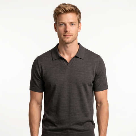 Saxon Polo Shirt Wool