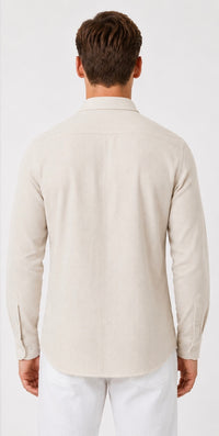 Zegna Strip Linen Shirt 001