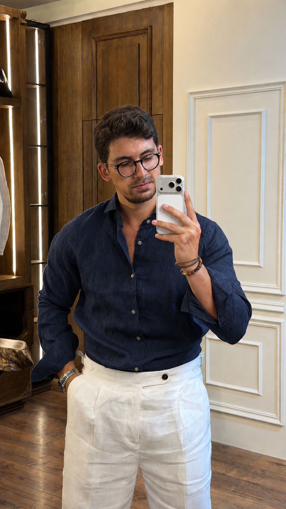 Saxon Linen Shirt 006