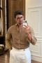 Saxon Italian Linen Shirt