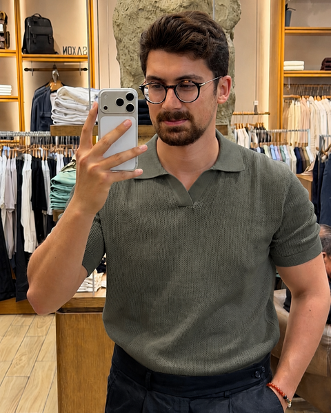 Vaganza Cable Polo Shirt