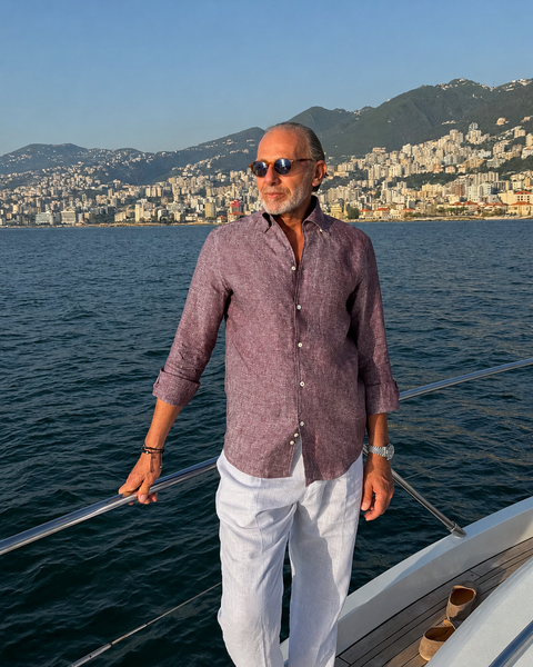 Saxon Italian Linen Shirt