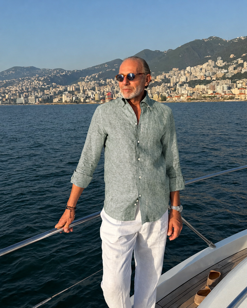Saxon Italian Linen Shirt