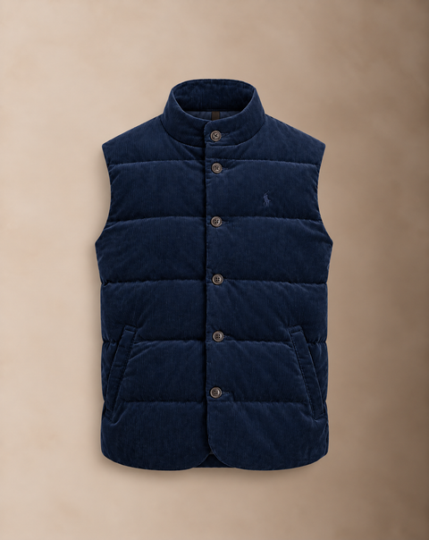 RL Quilted Corduroy Vest