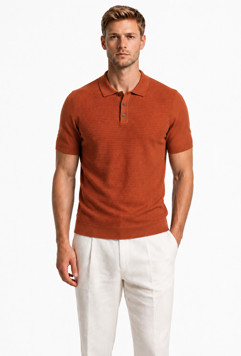Vaganza Cable Polo Shirt