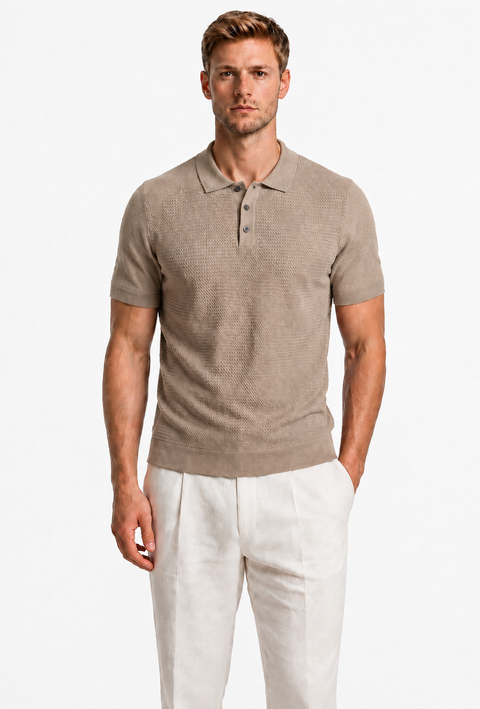Vaganza Cable Polo Shirt