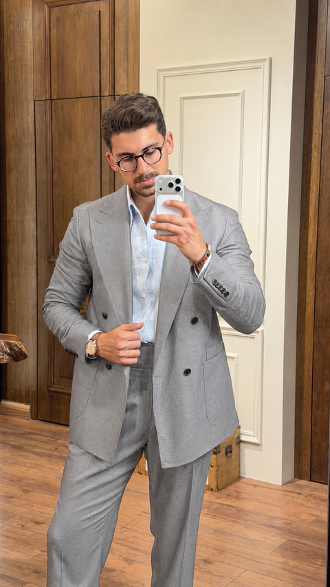 Saxon Carlo Barbera Double breasted Suit