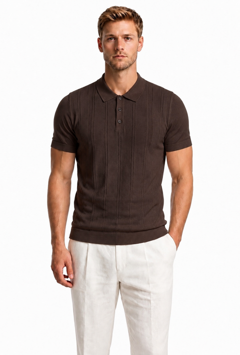 Vaganza Cable Polo Shirt
