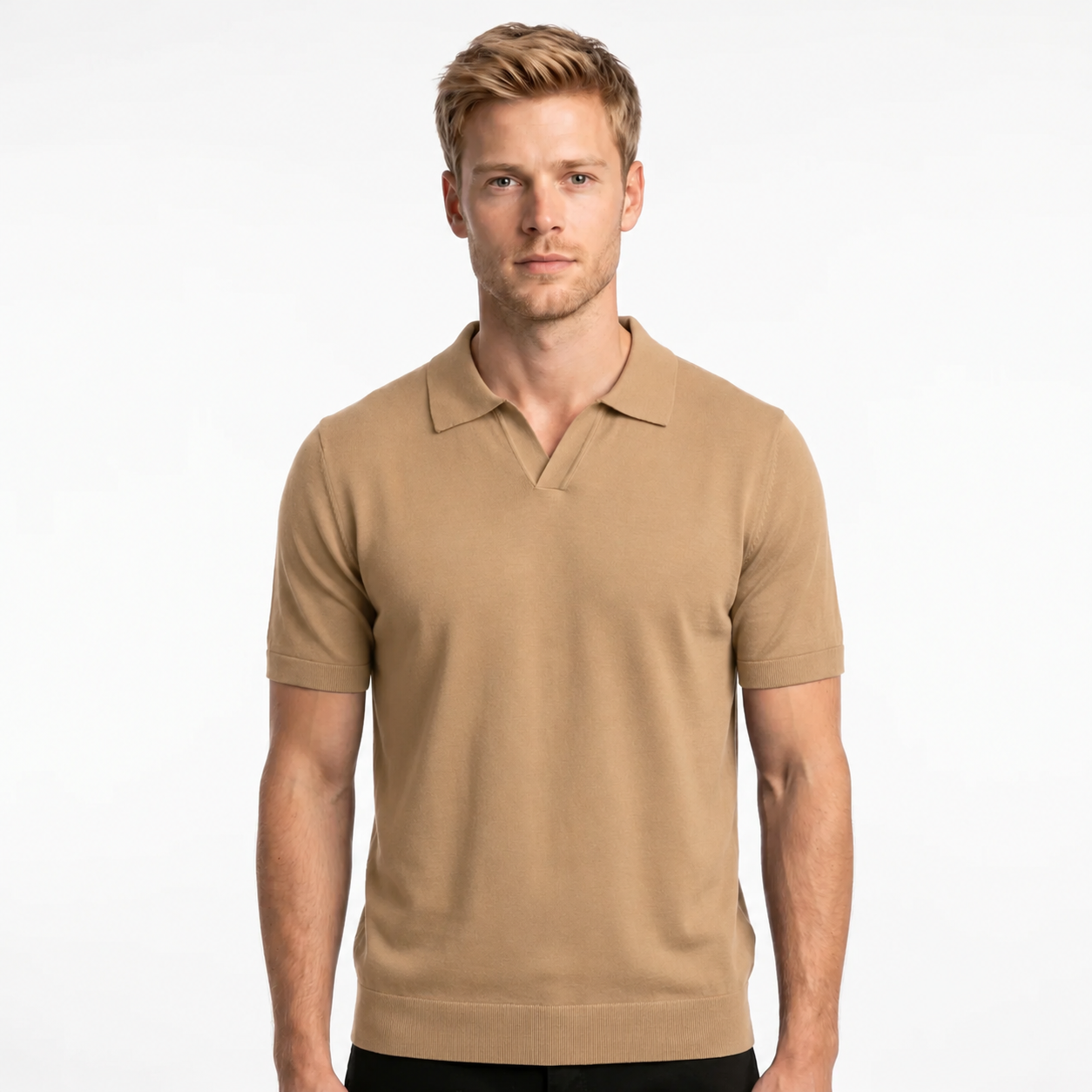 Saxon Polo Shirt Wool 003